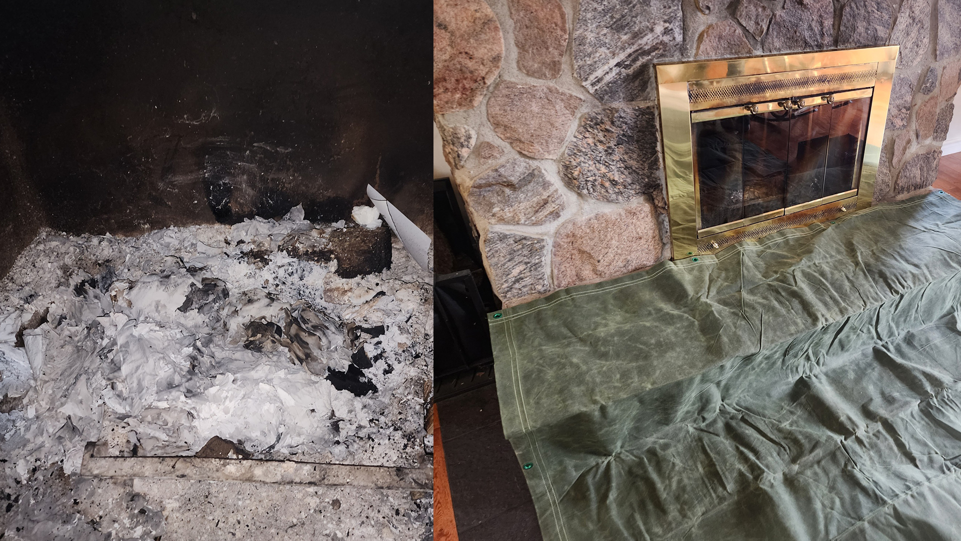 Fireplace Cleanouts by air-serv duct cleaning